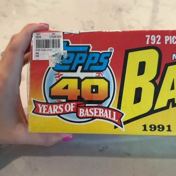 NEW Topps 40 years of baseball card set SEALED
